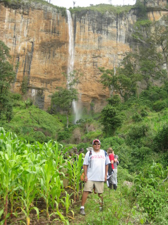 Waterfall in Piswa, Uganda