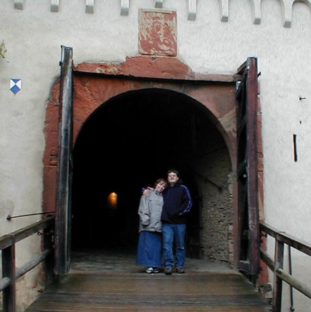 Me & Chris at Marksburg Castle, Germany 2004