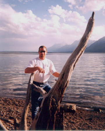 At the base of the Grand Tetons, Wyoming