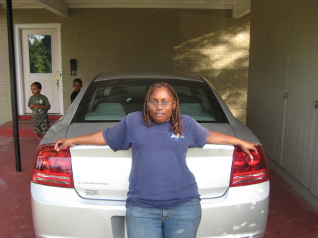 Me posing with my car.