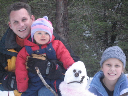 The Family playing in the snow in Tahoe