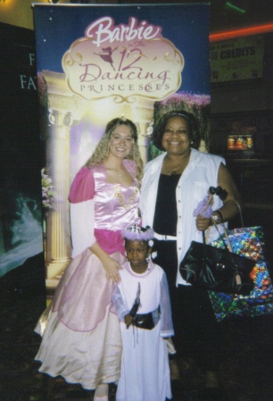 Me and Kira with Barbie at Premiere