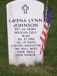 LaVena Johnson's Grave