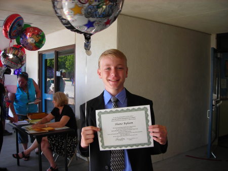 My Younger son Graduating 6th grade.