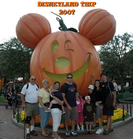 Family Disneyland Trip October 2007
