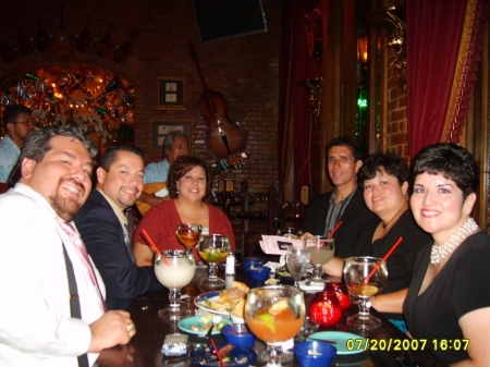 Family at Mariachi Bar San Antonio, Texas