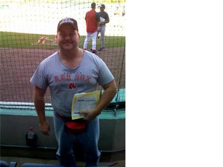 Me at red Sox Spring training game