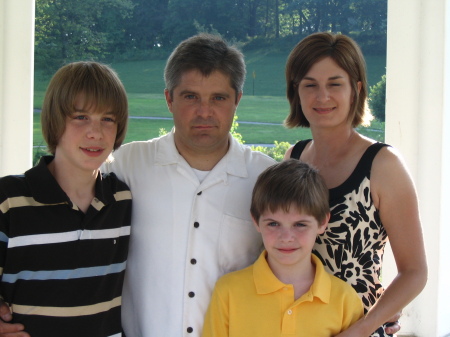 My Wife and my boys on our wedding day