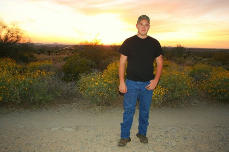 My oldest son Trey 18 years old 6'2" Hunk!!!