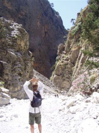 Hiking the Samarian Gorge in Crete