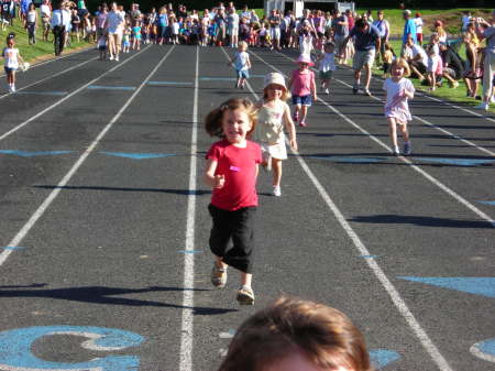 Lizzi's first track meet