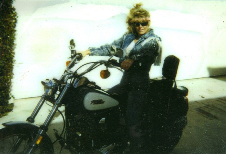 Biker Chick...............back in the day!