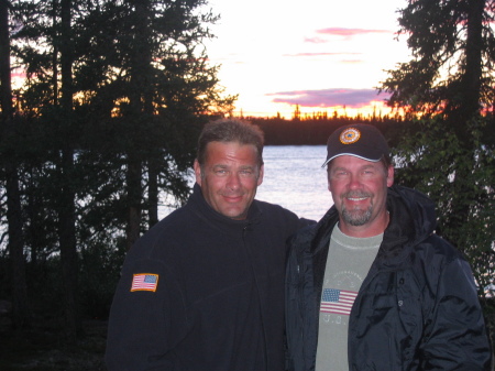 me and brother Phil in NWT, Canada