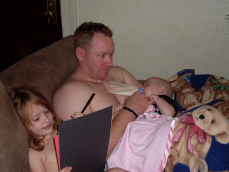 Daddy and his girls...