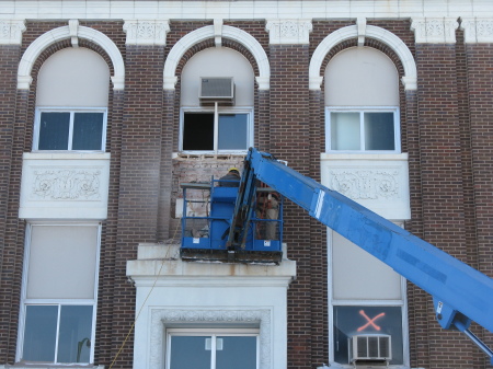 David Simms' album, 1923 Memorial High building