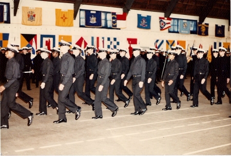 Marching on Graduation Day