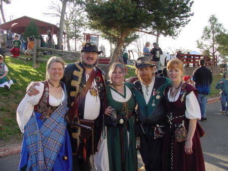 With friends at the Celtic Faire