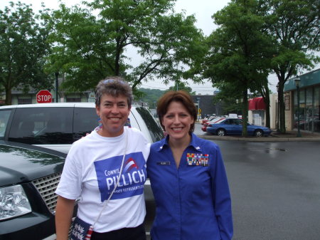 Campaigning with Connie Pillach