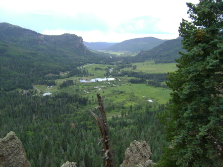 A valley east of Durango CO