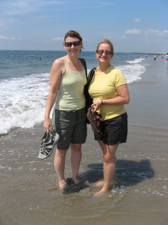 Aud and Kim at Brighton Beach/Coney Island