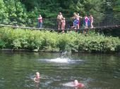 Kids at Fall Creek Falls in Pikeville, TN