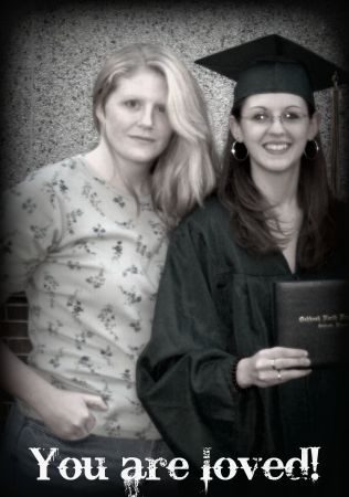 Me and Amanda at her graduation