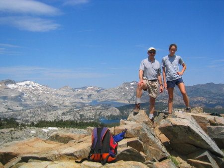 Me and my oldest summit of Mt. Ralston, Tahoe