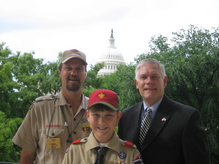 Guy, Luke, Congressman Pete Sessions in DC