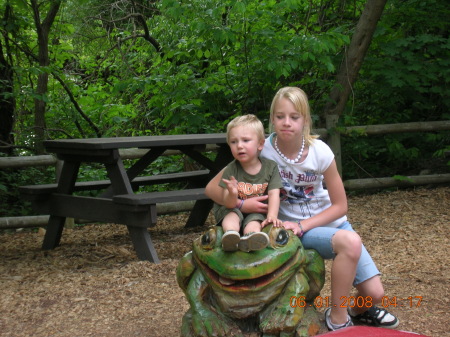Sarah and Zachary at the Zoo