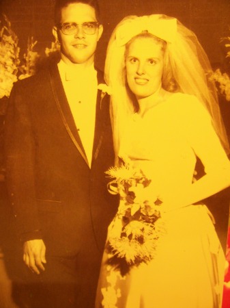 wife Sherry and me wedding day 9/25/65