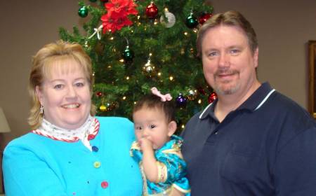 snapshot from our 1st family Christmas