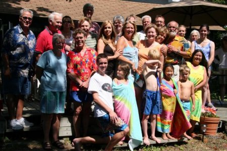 Family reunion'08 (Me, second row / Brown suit