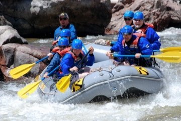 Rafting through the Royal Gorge, CO, 2008