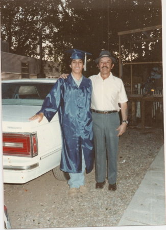 Me And Gramps graduation day 1983