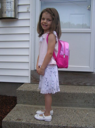 Ashley - First day of kindergarten