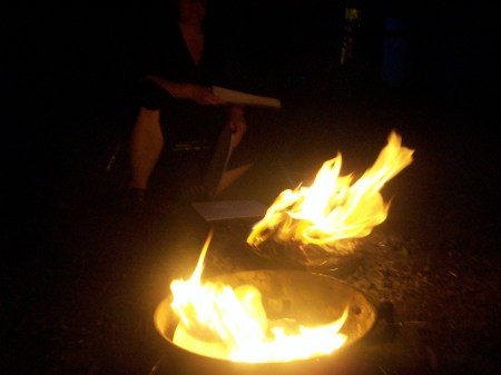 Burning my thesis BWahaHAhaHA