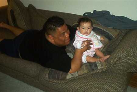 Uncle Paul with his Princess 'Mellanie"