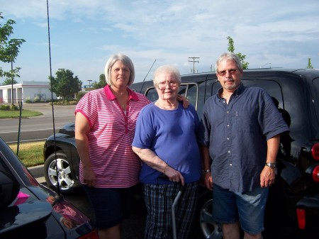 My mom, my brother Randy and me