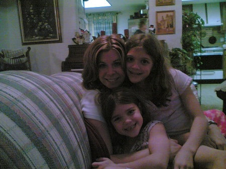 My sister Candy and the girls - 2005