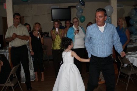 My brother Donald dances with Sabrina