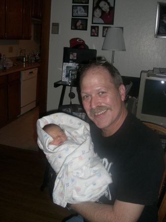 Grandpa Peter and baby