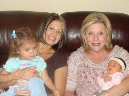 My Granddaughters and my daughter-in-law Nadine 