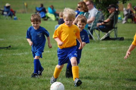 Leo's 1st soccer game