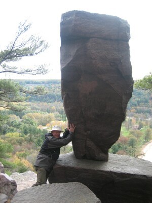 October 2006, Balanced Rock, Devil's Lake, WI