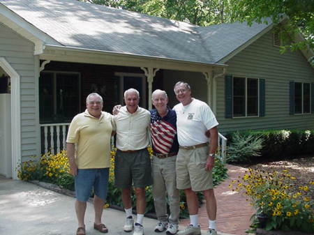Buzz Mercer, Me, Wayne Brinton, Fred Nye- 2005