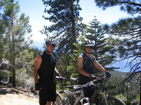 Mitch and I on Flume Trail