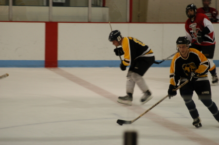 My obsession (that's me with the puck)