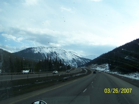 going up east side of loveland mtn in colorado