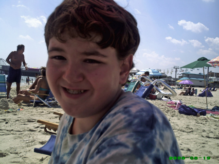 Brad at the beach