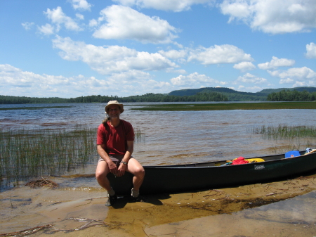 On the shore of Lake Lila